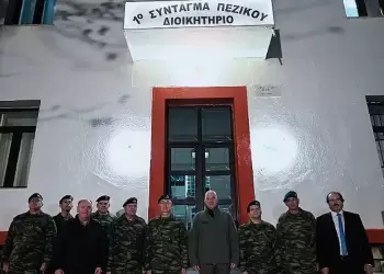 Ο Νίκος Δένδιας στο 1ο Σύνταγμα Πεζικού Φλώρινας: Ρόλος και αποστολή των Ενόπλων Δυνάμεων