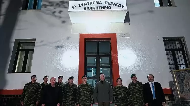 Ο Νίκος Δένδιας στο 1ο Σύνταγμα Πεζικού Φλώρινας: Ρόλος και αποστολή των Ενόπλων Δυνάμεων