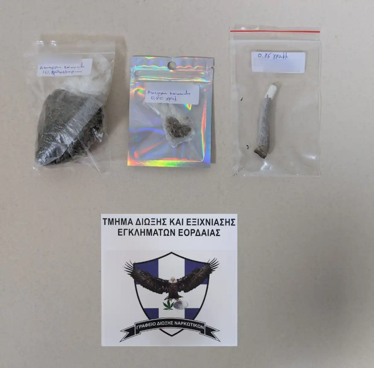 Πτολεμαΐδα: Σύλληψη 60χρονου για κατοχή ναρκωτικών – Έλεγχος με τον σκύλο «bongo»