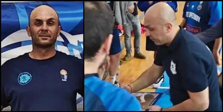 Ο Σπύρος Κίτσιος στο τιμόνι του Εθνικού Κοζάνης Ο Σπύρος Κίτσιος στο τιμόνι του Εθνικού Κοζάνης