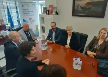 Συνάντηση του Δημάρχου Φλώρινας με τον Διοικητή και στελέχη της Ειδικής Υπηρεσίας Δίκαιης Αναπτυξιακής Μετάβασης