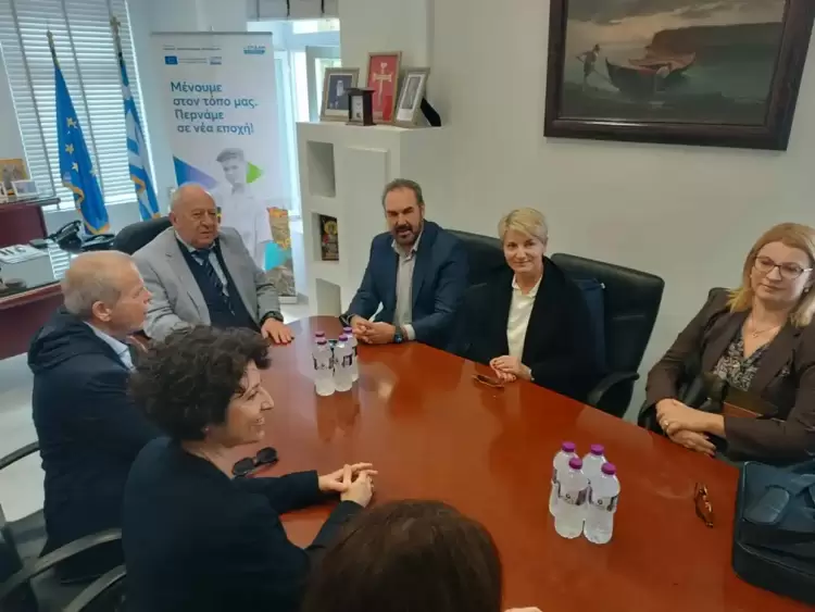 Συνάντηση του Δημάρχου Φλώρινας με τον Διοικητή και στελέχη της Ειδικής Υπηρεσίας Δίκαιης Αναπτυξιακής Μετάβασης