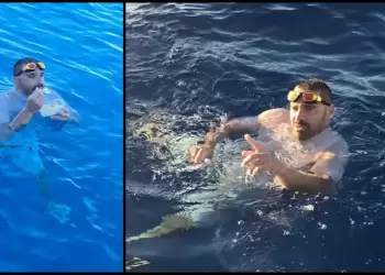 Ταϊγανίδης: Κατέρριψε το παγκόσμιο ρεκόρ συνεχούς κολύμβησης σε ανοιχτή θάλασσα