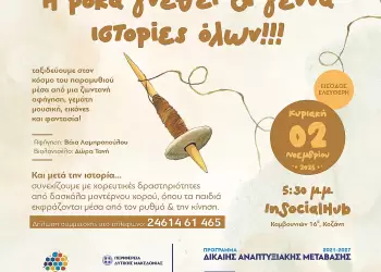 «Ταξίδι στον Κόσμο του Παραμυθιού» – Ζωντανή αφήγηση για παιδιά