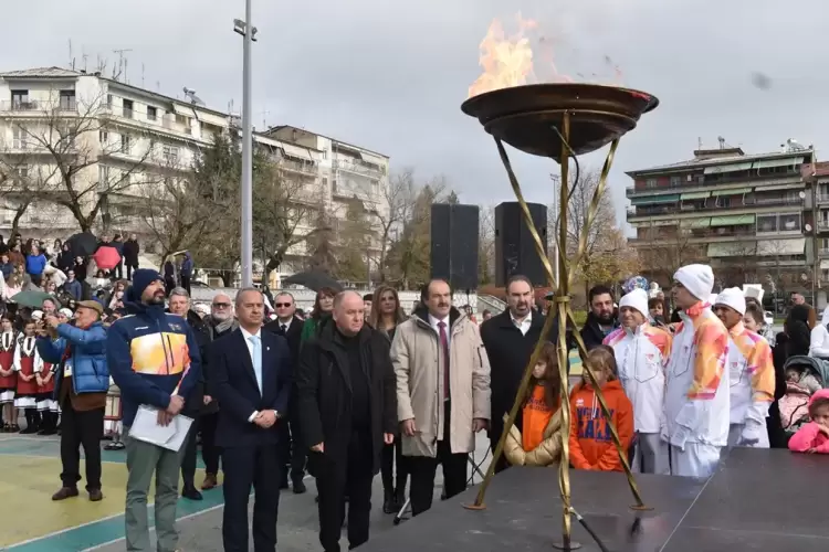 Η Φλώρινα υποδέχτηκε την Ολυμπιακή Φλόγα των XXV Χειμερινών Ολυμπιακών Αγώνων Milano Cortina 2026