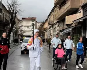 Η Φλώρινα υποδέχτηκε την Ολυμπιακή Φλόγα των XXV Χειμερινών Ολυμπιακών Αγώνων Milano Cortina 2026