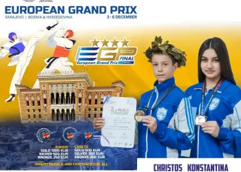 European Taekwondo Final Grand Prix Sarajevo, Bosnia & Herzegovina – 3–6 Δεκεμβρίου 2025