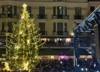 Κοζάνη: Ένας μικρός πανικός… στο άναμμα δέντρου Ένας μικρός πανικός… στο άναμμα δέντρου