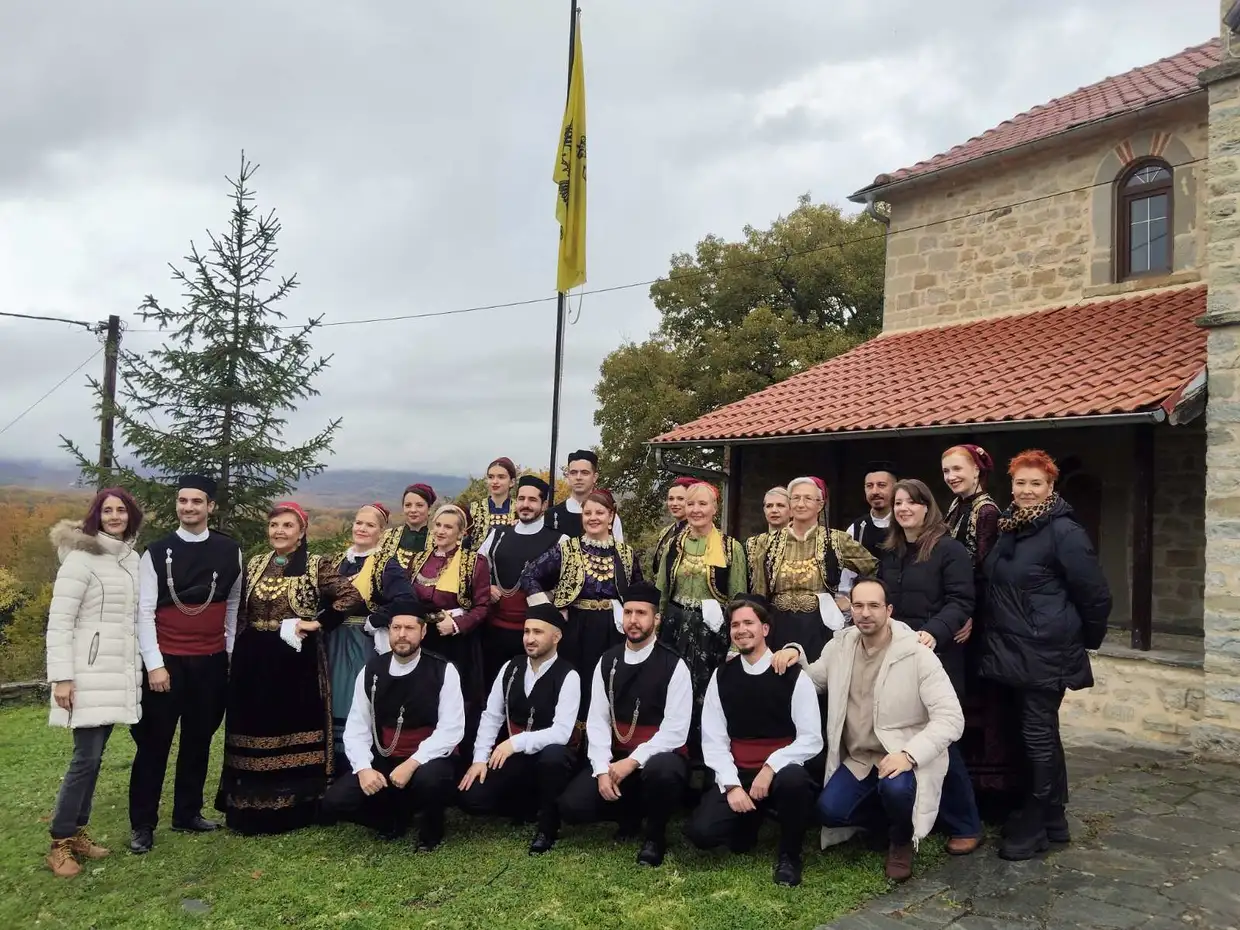 Γλέντι αυθεντικό, με γνήσιο παραδοσιακό ηχόχρωμα στη γουρ΄νοχαρά στη Βουχωρίνα